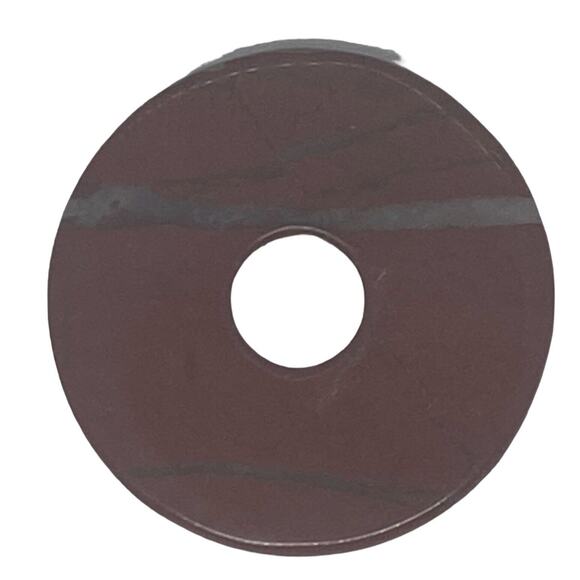 Fashion Red Jasper Round Pendant Polished 2 1/8” Disc Unisex Mother's Day Gift - Picture 7 of 14